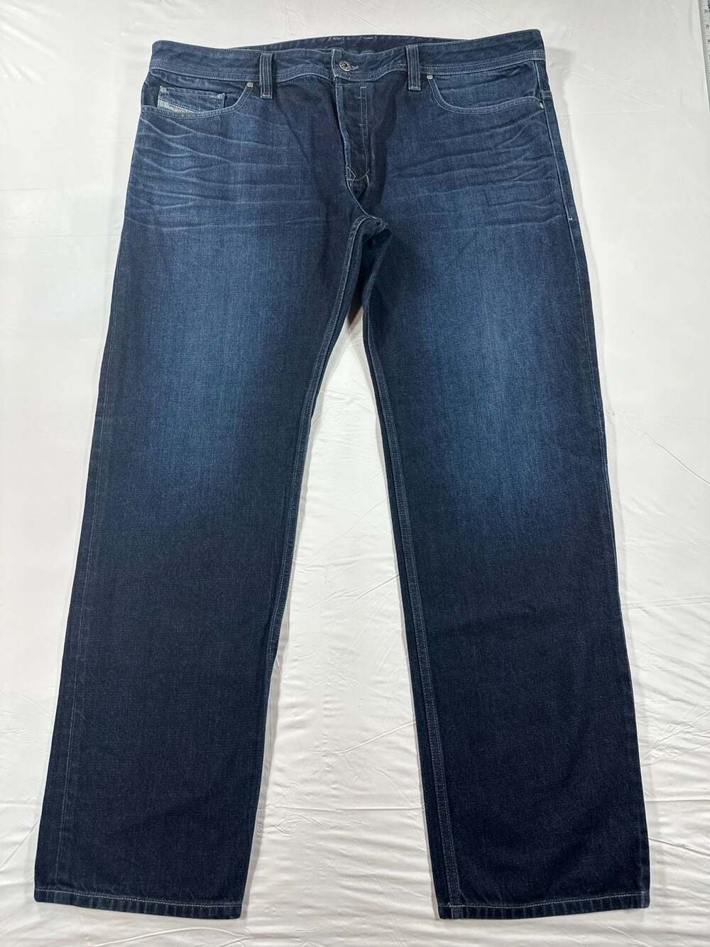 Vintage Diesel Industry Men's Viker Straight Leg Jeans 40 Dark Wash Made in USA